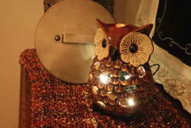 Light a Happy Owl (or any candle holder) with lights!