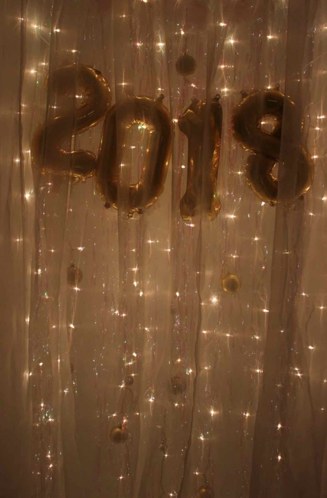 Light a New Year's Photo Backdrop!