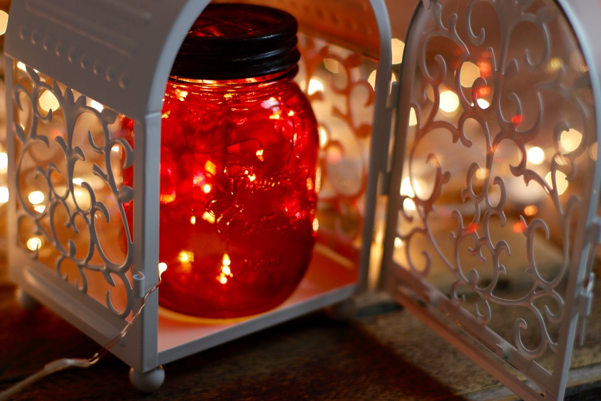 Centierpiece Lights: Mason Jars meet Lanterns
