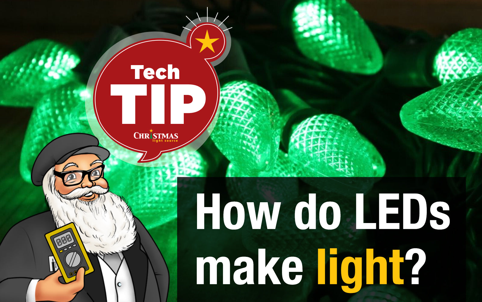 How do LEDs make light?