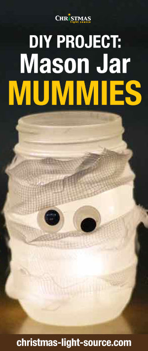 DIY: Mason Jar Mummies