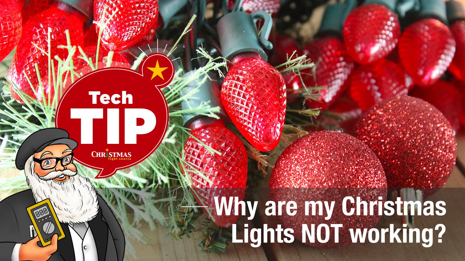 Why are my Christmas lights not working?
