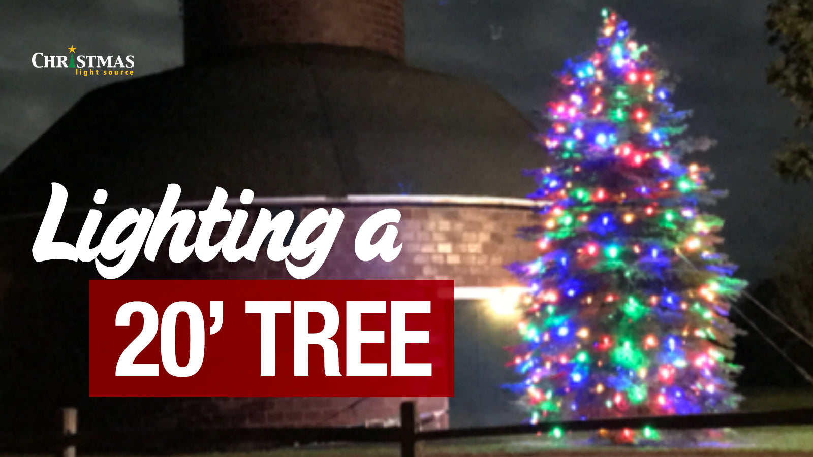 Get This Look: Lighting a 20-foot tree