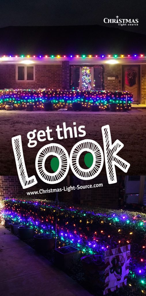 Get This Look: Karen's LED Multi-color LED Christmas lights!