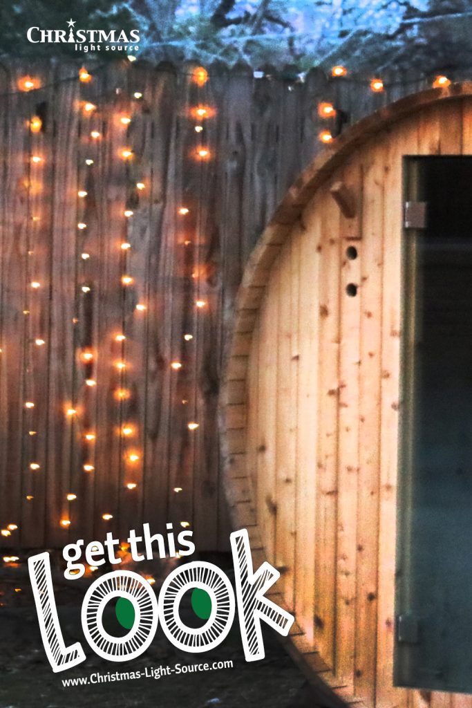 Get This Look: Curtain lights add fun and romance to the backyard