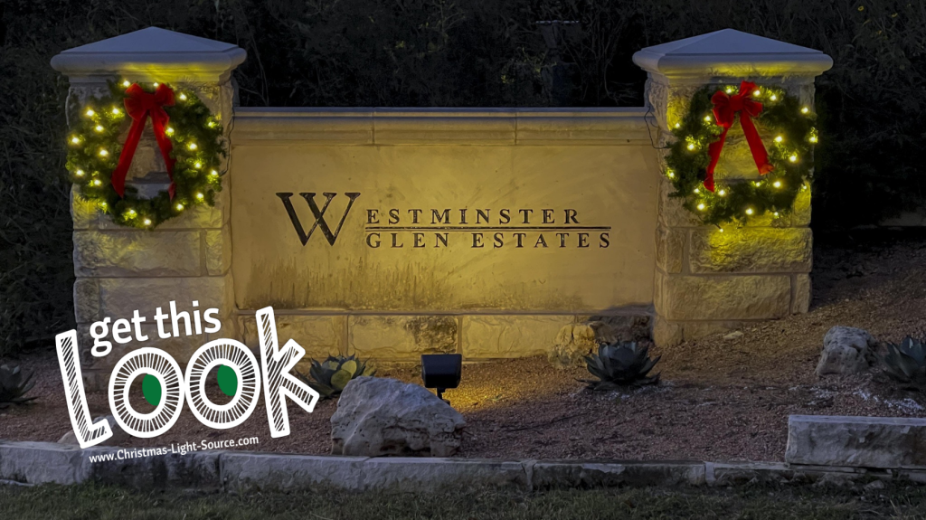 Get This Look: Lighting wreaths without an outlet