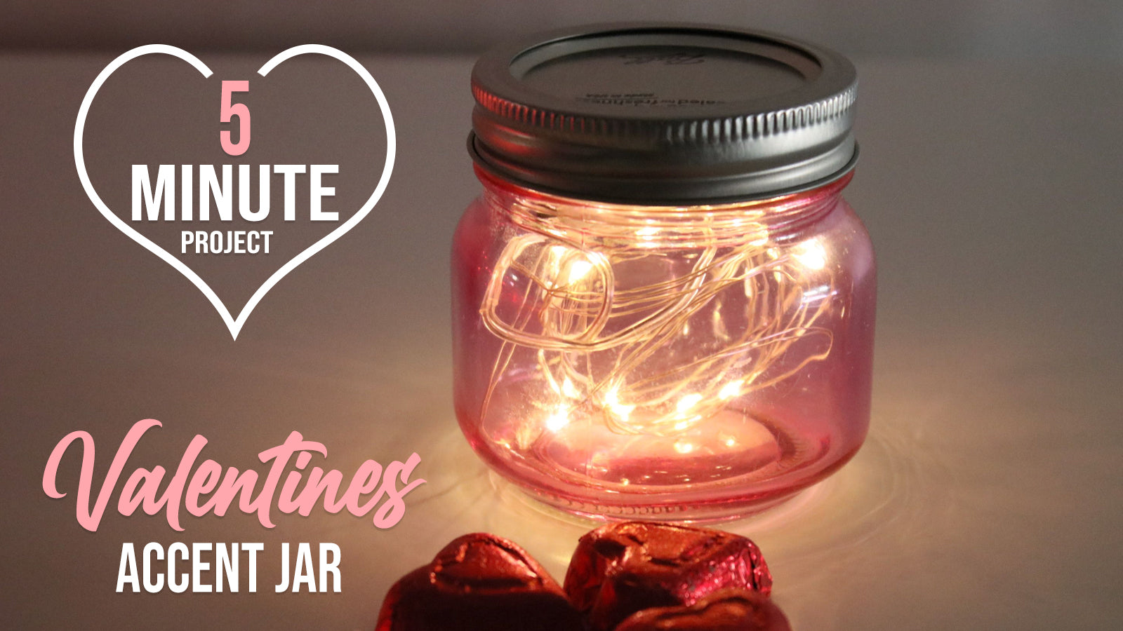 5-minute project: Valentines Accent Jar