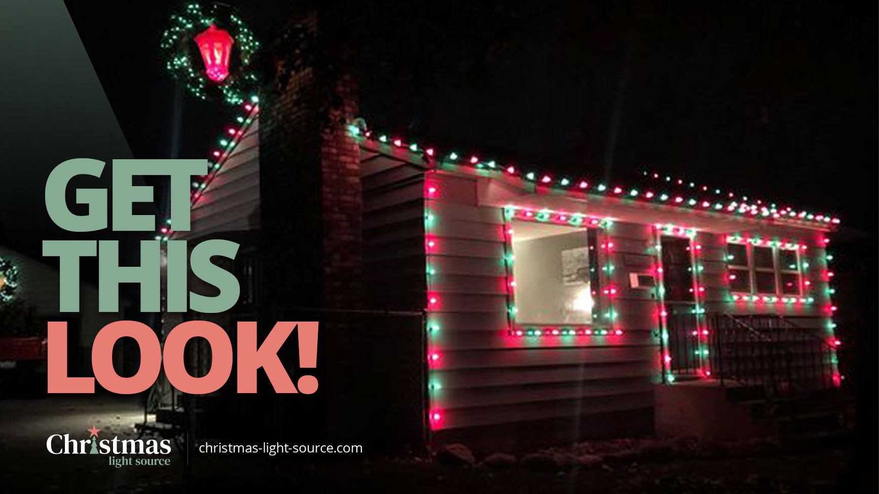 Get this Look! Retro red and green bulbs